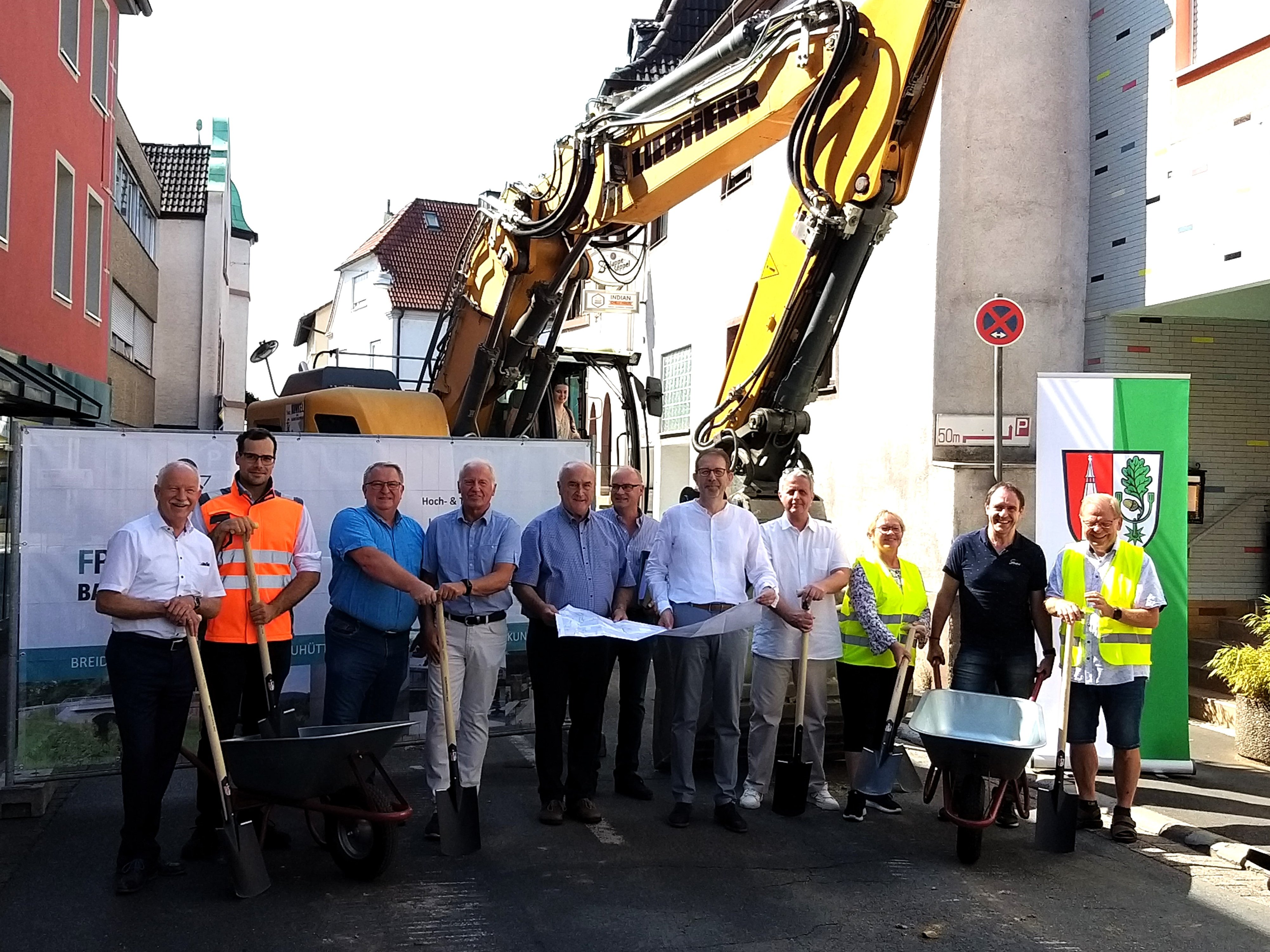 Spatenstich zum 3. Bauabschnitt der Hauptstraße