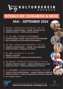 Programm Hösbacher Feierabend